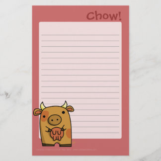 Chow-Chow Schreibens-Auflage Briefpapier