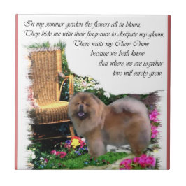 Chow Chow Summer Garden Fliese