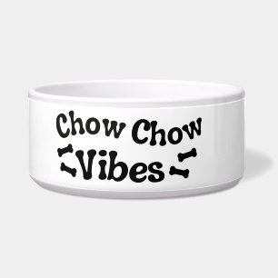 Chow Chow Vibes Keramik Dog Bowl Napf