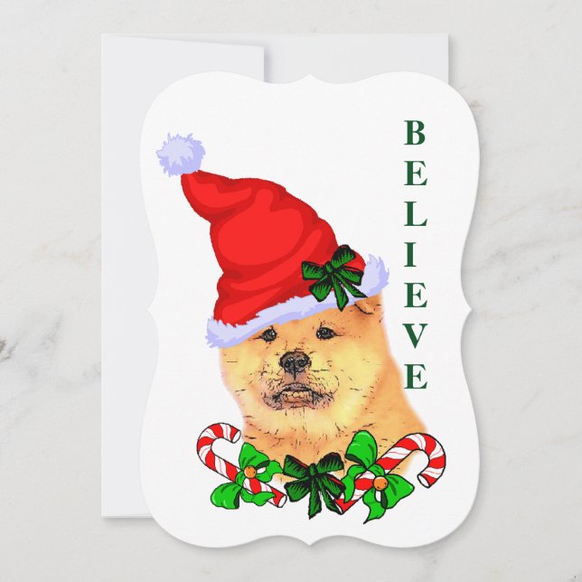 Chow Chow Weihnachten (Vorderseite)