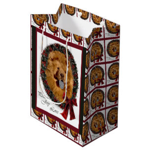 Chow-Chow-Weihnachten Mittlere Geschenktüte