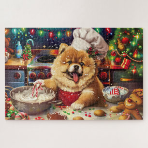 Chow Chow Weihnachtsbacken: Festliches Weihnachten Puzzle