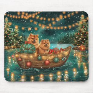 Chow Chow Weihnachtsfest Reise Mousepad