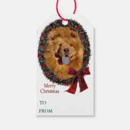 Chow Chow Weihnachtsgeschenke Tags Geschenkanhänger