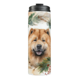 Chow Chow Weihnachtsmann Weihnachtsfest-Jungtier Thermosbecher