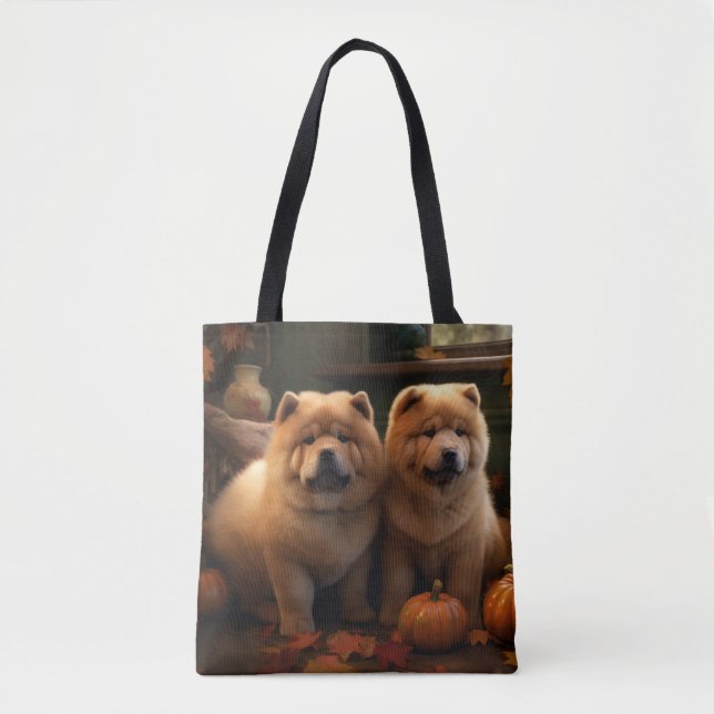 Chow Chow Welpe Herbst Delight Pumpen (Vorderseite)