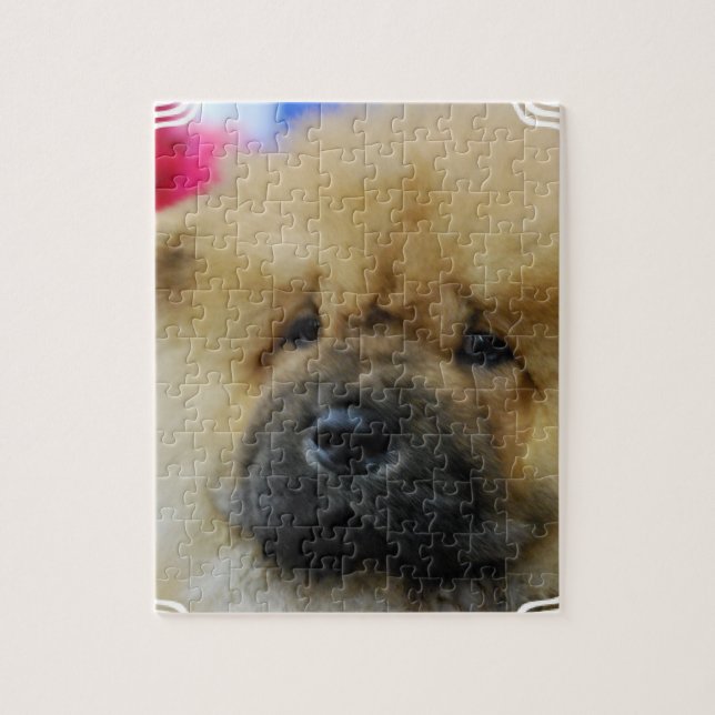 Chow-Chow-Welpe Puzzle (Vertikal)