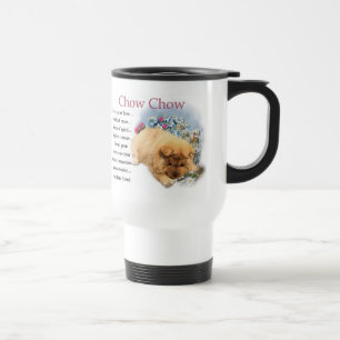 Chow-Chow-Welpen-Kunst-Geschenke Reisebecher