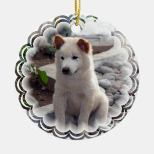 Chow-Chow Welpen-Verzierung Keramik Ornament