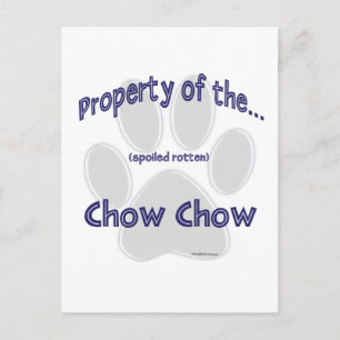 Chow-Eigenschaft Postkarte