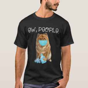 Chow Ew Menschen, die eine Gesichtsmaske tragen T-Shirt