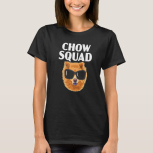 Chow Squad Downer Puppy Paw Liebe Doggy Pu T-Shirt