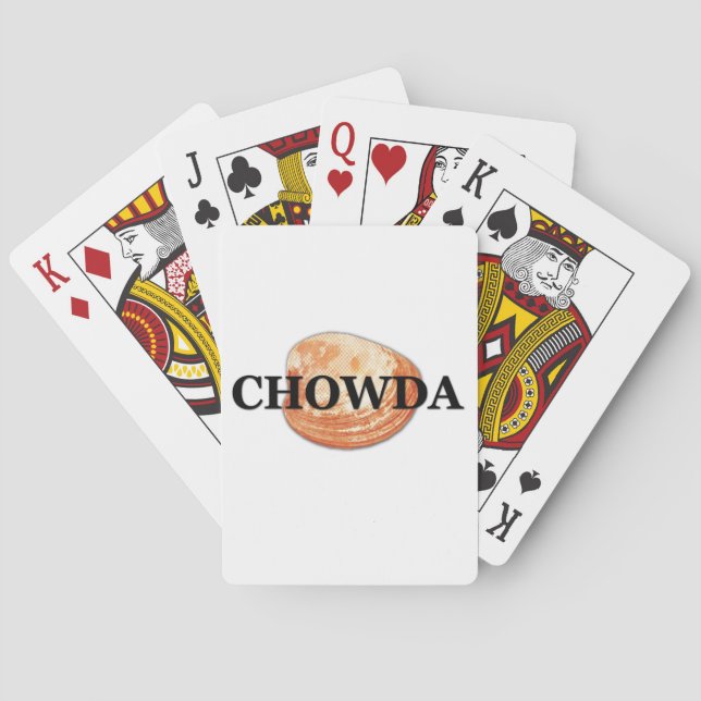 Chowda Playing Cards (weiß) Spielkarten (Rückseite)