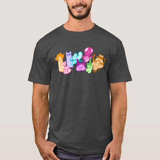 Chowder Charaktere lustig T-Shirt (Vorderseite)