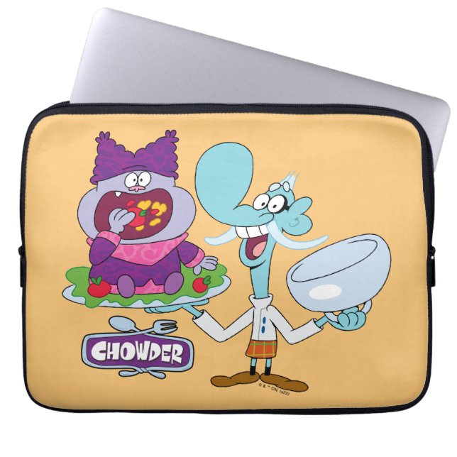 Chowder und Mung Daal Laptopschutzhülle (Vorderseite)