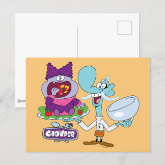 Chowder und Mung Daal Postkarte