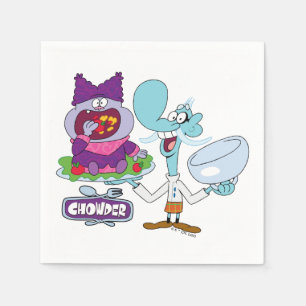 Chowder und Mung Daal Serviette