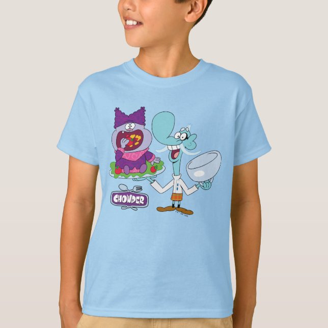 Chowder und Mung Daal T-Shirt (Vorderseite)