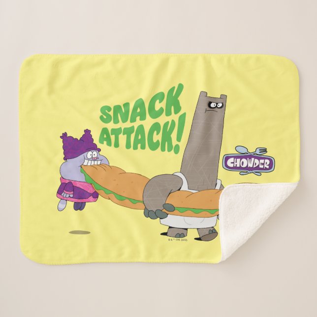 Chowder und Shnitzel Sherpadecke (Vorderseite (Horizontal))