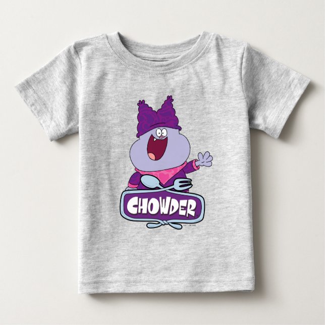 Chowder Waving Baby T-shirt (Vorderseite)