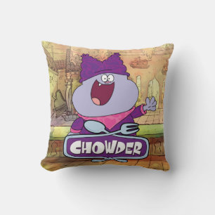 Chowder Waving Kissen