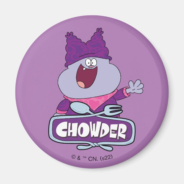 Chowder Waving Magnet (Vorne)