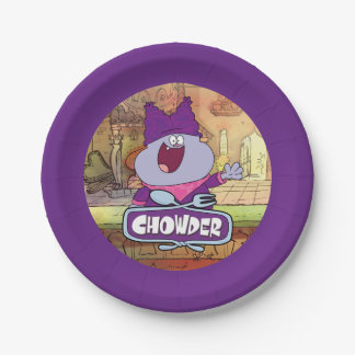 Chowder Waving Pappteller