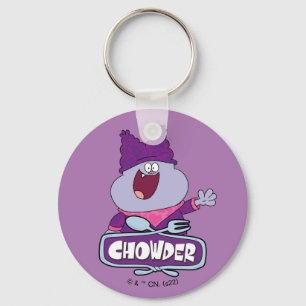 Chowder Waving Schlüsselanhänger