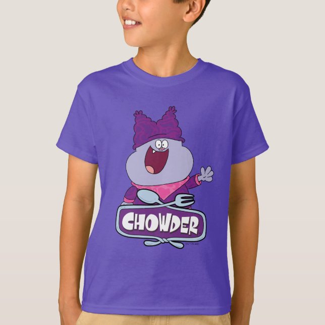 Chowder Waving T-Shirt (Vorderseite)