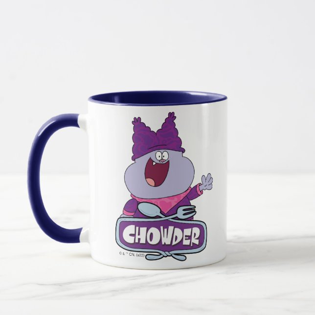 Chowder Waving Tasse (Links)