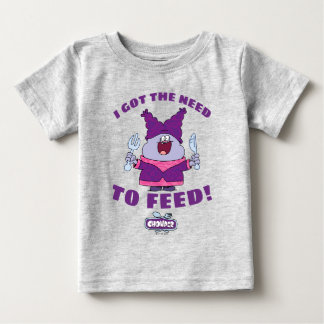 Chowy mit Gabel und Messer Baby T-shirt