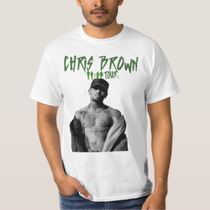 Chris 1111 Tour 2024 T - Shirt Brown 2024