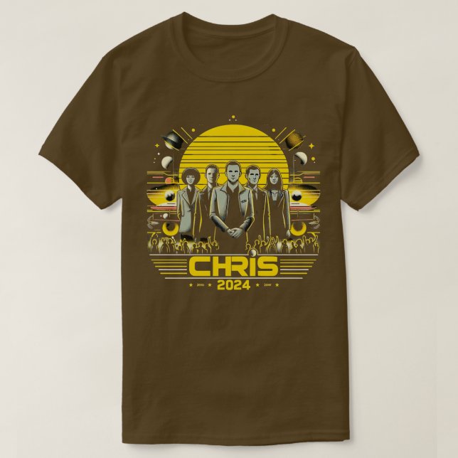 Chris 2024 Chris Personalisiert Vorname for Men 2 T-Shirt (Design vorne)