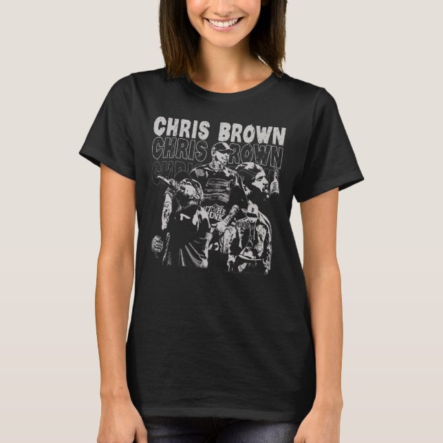 Chris Brown Bootleg B& T-Shirt (Vorderseite)