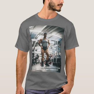 Chris Bumstead Gym Motivation Poster Wall Art T-Shirt