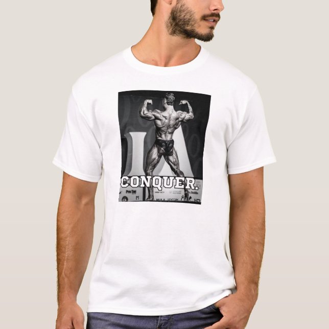 Chris Bumstead Herr Olympia - CBUM Bodybuilding Co T-Shirt (Vorderseite)