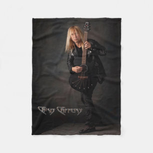 Chris Cafferet mit Babicz Guitar Fleece Blanket