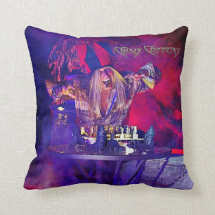Chris Caffery Jester mit Chessboard Kissen