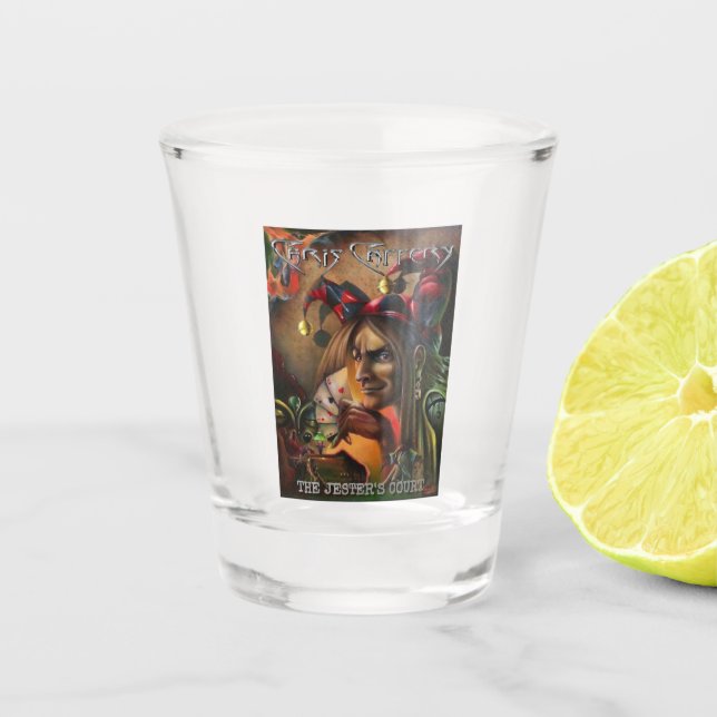 Chris Caffery - The Jester's Court Shot Glass Schnapsglas (Vorderseite)