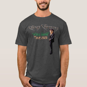 Chris Caffery Virus World Tour 2020 Adult G Gray T-Shirt
