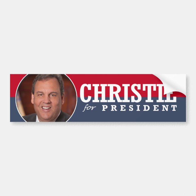 CHRIS CHRISTIE 2016 AUTOAUFKLEBER (Vorne)