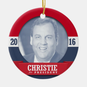 CHRIS CHRISTIE 2016 KERAMIKORNAMENT