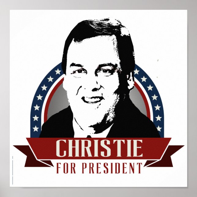CHRIS CHRISTIE 2016 SPANGLE POSTER (Vorne)