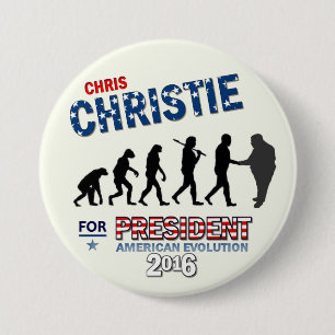 Chris Christie für Präsidenten 2016 Button