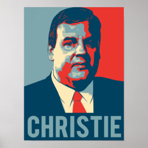 Chris Christie Hope Poster