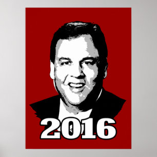 CHRIS CHRISTIE KANDIDAT 2016 POSTER