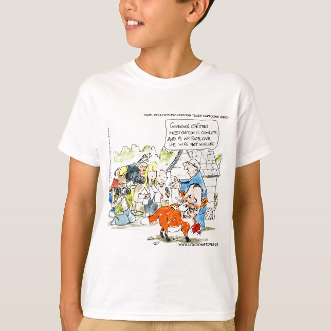 Chris Christie like a Fox Funny T-Shirt (Vorderseite)