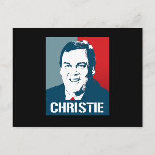 CHRIS CHRISTIE POSTER POSTKARTE