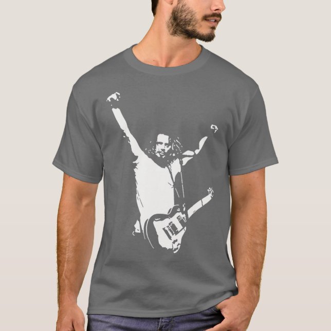 Chris Cornell famous singer funny T-Shirt (Vorderseite)