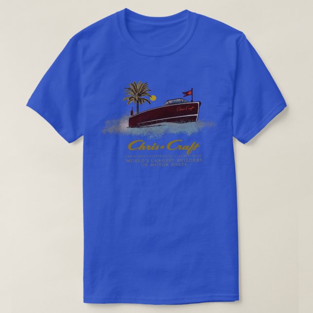 Chris Craft Vintage Boote T-Shirt (Design vorne)